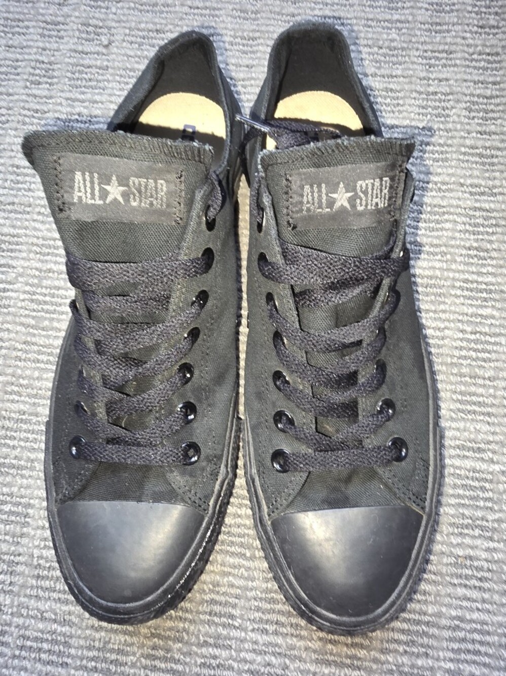 Converse Black Low-Top Canvas Sneakers